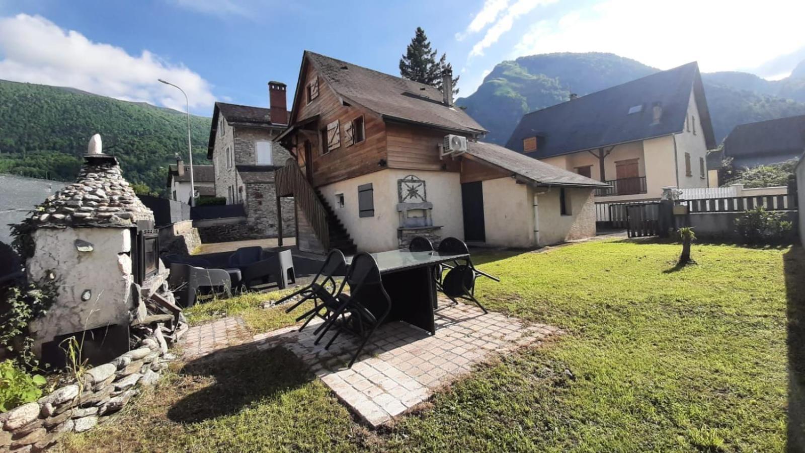 Appartement Cocoon Avec Jardin Et Vue Montagne ลารองส์ ภายนอก รูปภาพ